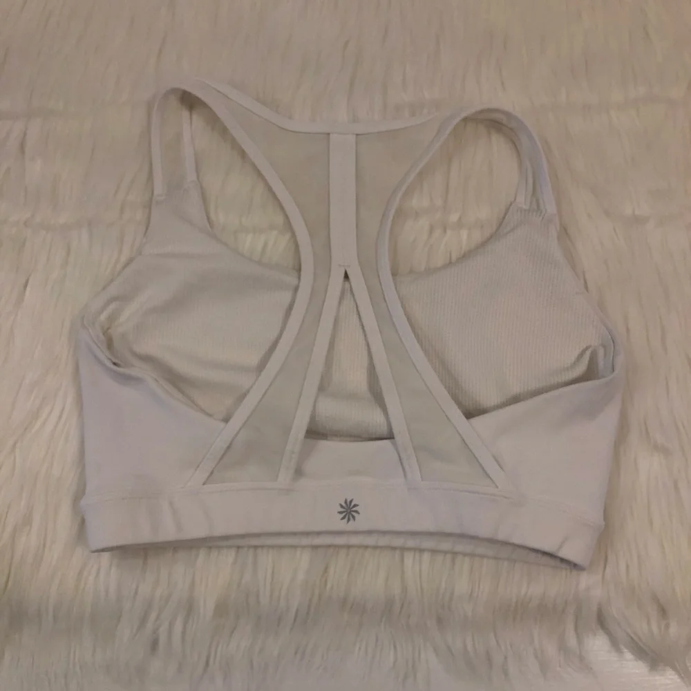 Athleta White Sports Bra | Size Small